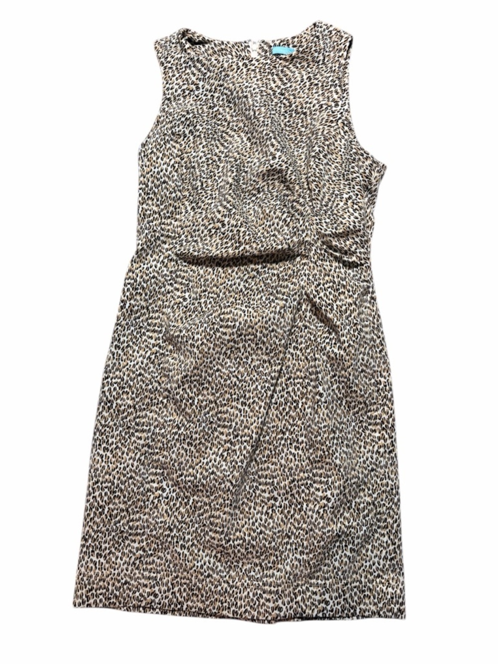 J. McLaughlin Animal Cheetah Print Sheath Dress Size 8